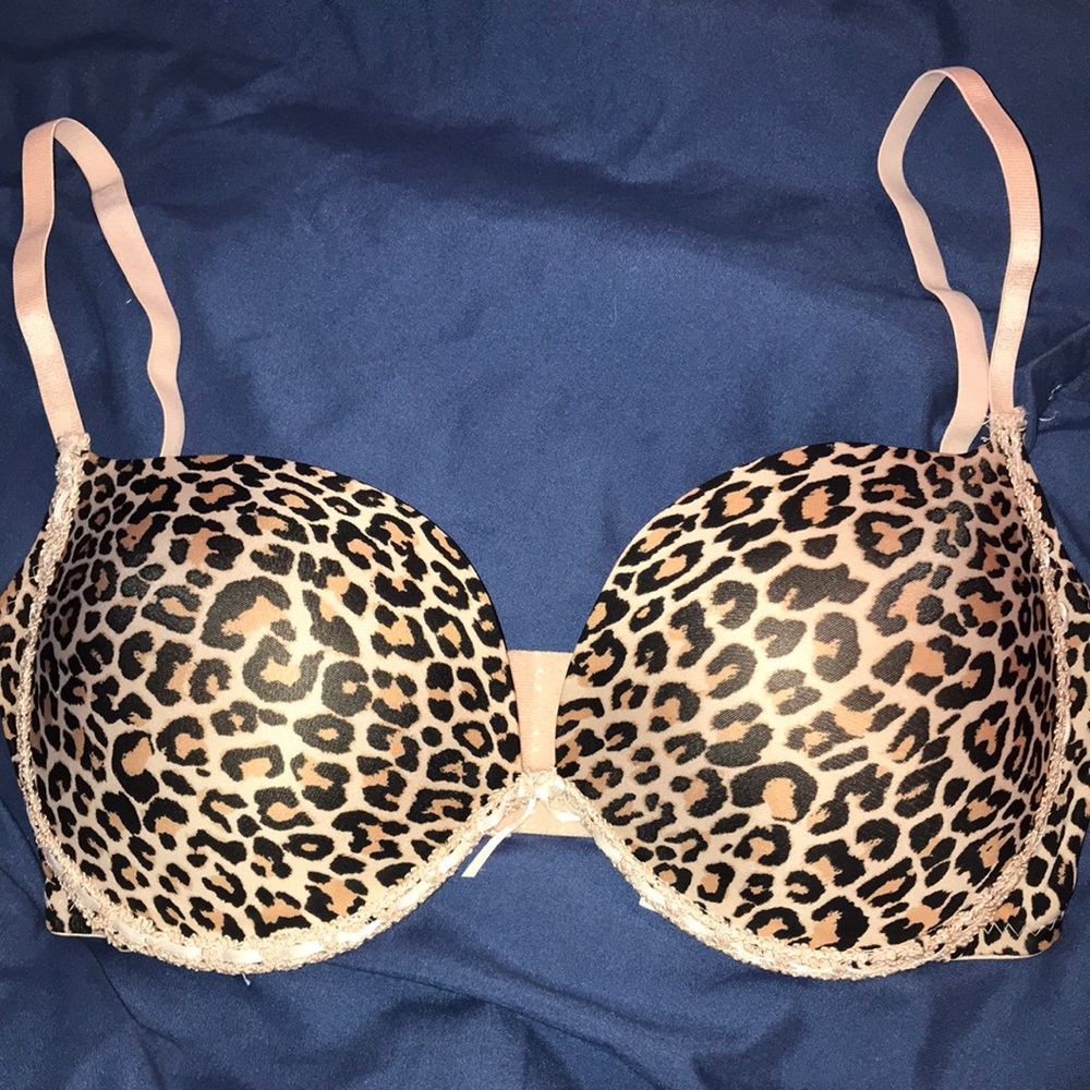Leopard print bra